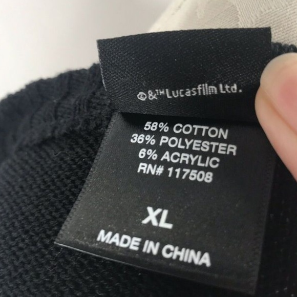 New Star Wars Christmas Sweater Darth Vader XL NWT - Picture 5 of 5